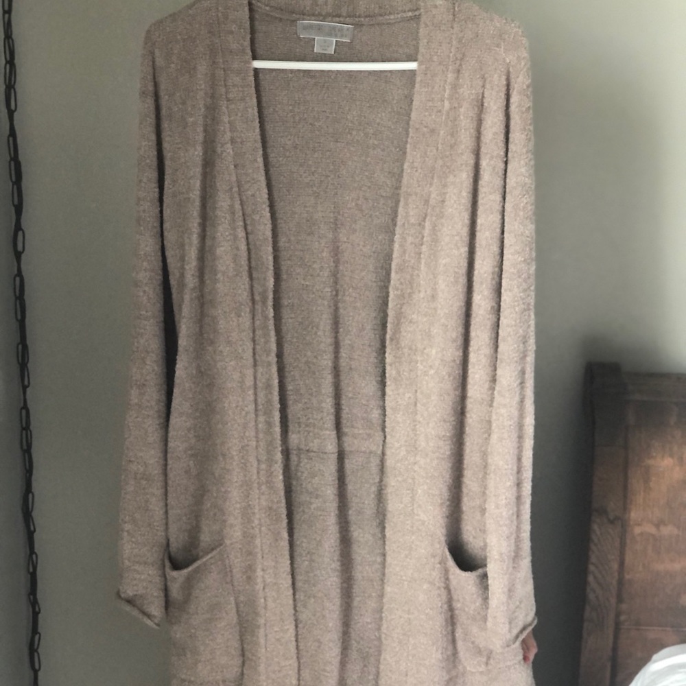 EUC Barefoot Dreams Cozy Chic Cardigan S